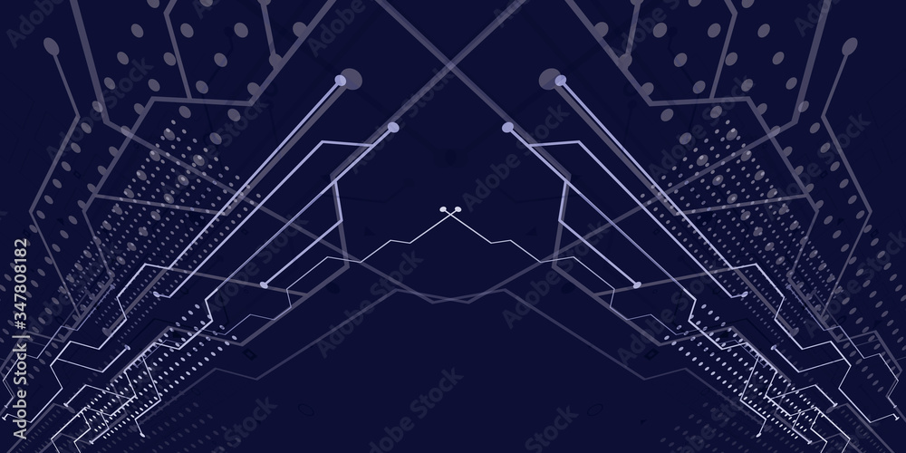 Obraz premium Abstract background with perspective