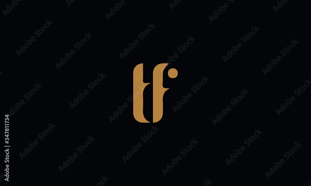 TF Letter Minimal Logo Design Template Vector illustration TF Letter Minimal Logo Design Template Vector illustration