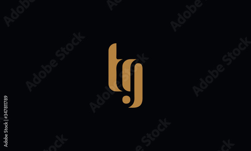 TG Letter Minimal Logo Design Template Vector illustration 