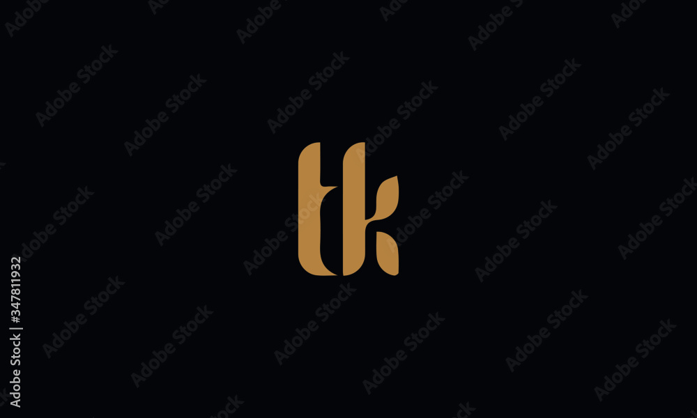 TK Letter Minimal Logo Design Template Vector illustration TK Letter Minimal Logo Design Template Vector illustration