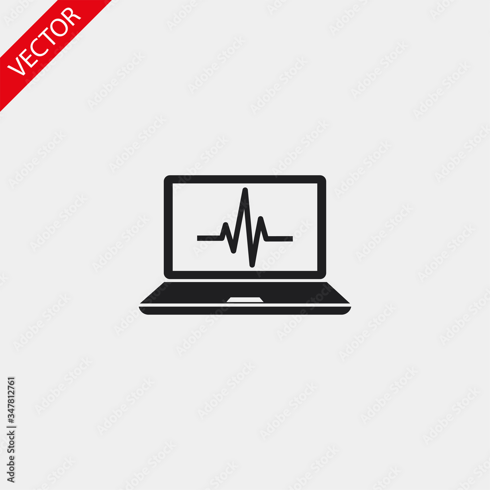 laptop vector icon , lorem ipsum Flat design laptop vector icon , lorem ipsum Flat design