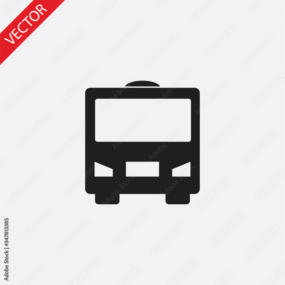 Bus vector icon , lorem ipsum Flat design Bus vector icon , lorem ipsum Flat design