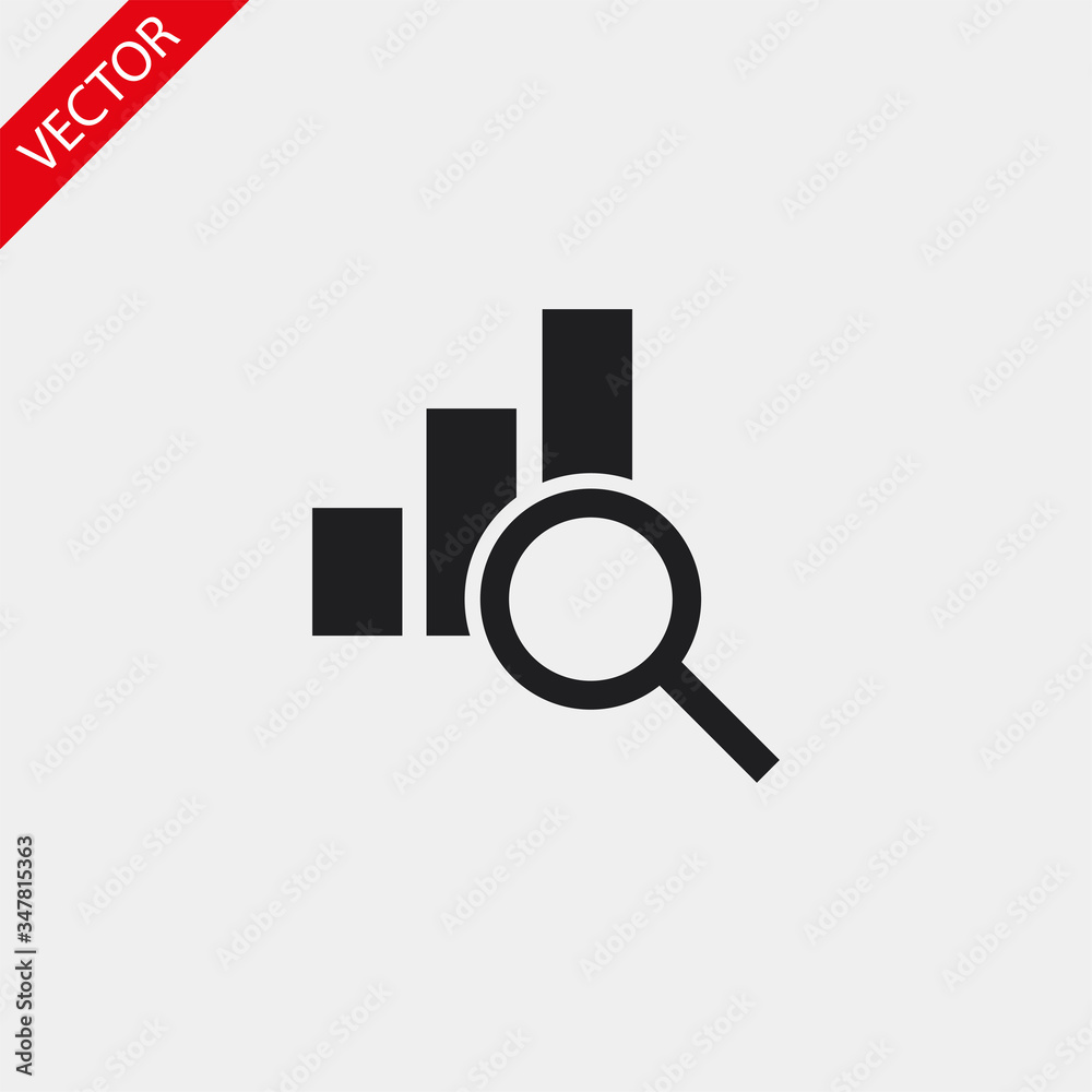 Chart vector icon , lorem ipsum Flat design Chart vector icon , lorem ipsum Flat design