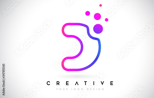 Dots Letter D Logo. D Letter Design Vector with Dots.Vector Lettering Illustration of a Colorful Alphabet with Bubbles.