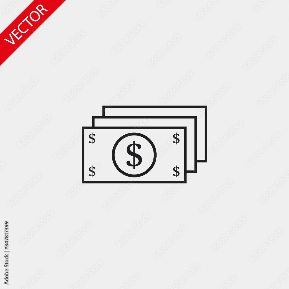 Dollar vector icon , lorem ipsum Flat design Dollar vector icon , lorem ipsum Flat design