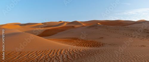Fotografia Sand dunes in the Empty Quarter.