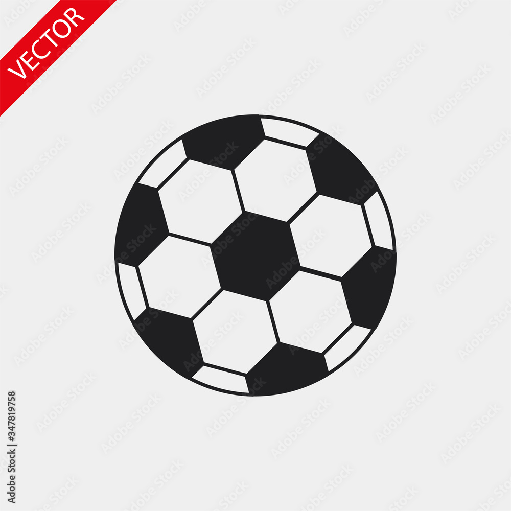 Soccer ball vector icon , lorem ipsum Flat design Soccer ball vector icon , lorem ipsum Flat design