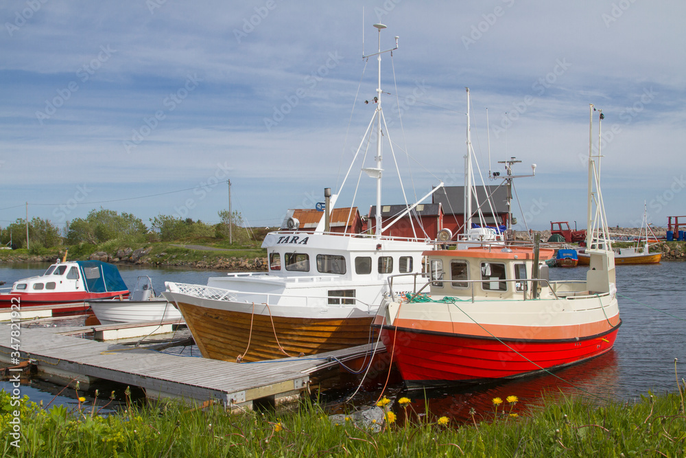 Fischerhafen an der Atlantikstraße