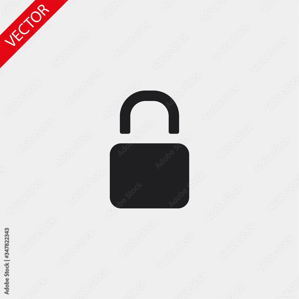 Lock - vector icon , lorem ipsum Flat design Lock - vector icon , lorem ipsum Flat design