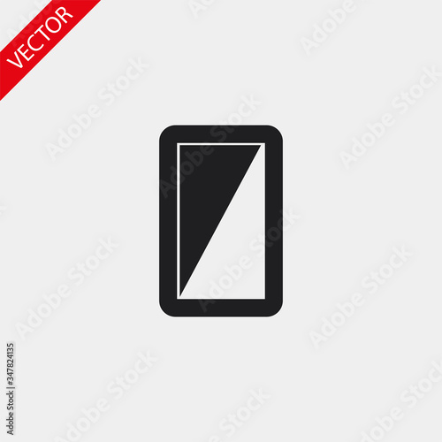 Phone vector icon , lorem ipsum Flat design