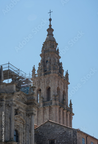 Santiago de Compostela Cathedral catholic pigrimage route capital of galicia photo