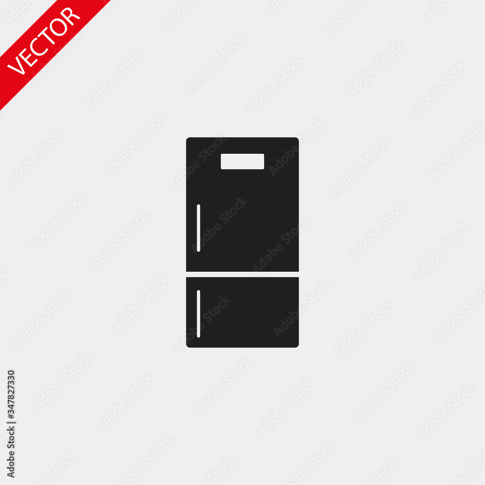 Fridge vector icon , lorem ipsum Flat design Fridge vector icon , lorem ipsum Flat design