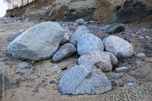 cairn on the seashore of the Baltic