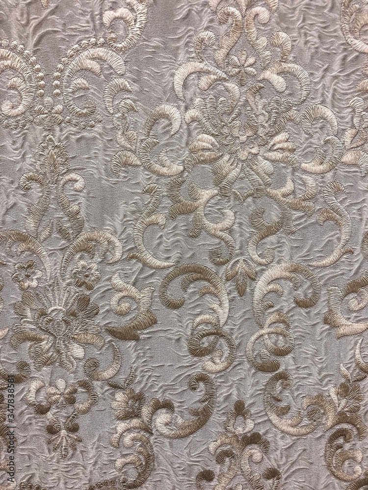 Obraz premium background, texture beige wall coverings patterned wallpaper