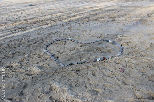 cairn on the seashore of the Baltic