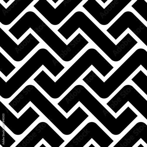 Decorative vector seamless pattern in scandi style