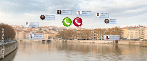 Video call in Lyon