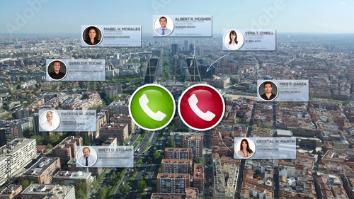 Video conference in Madrid