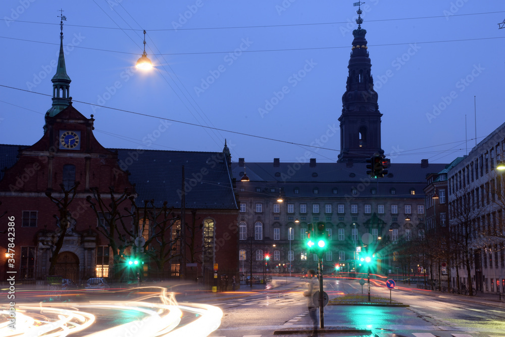 Christiansborg Castle, Houses of Parliament, Copenhagen, Denmark