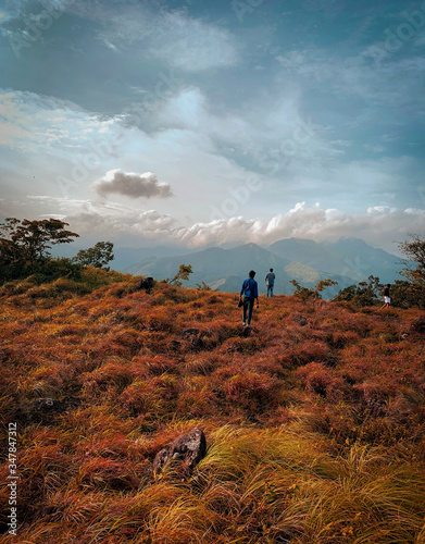 Men in the mountains