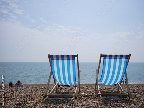 Stripey deckchairs