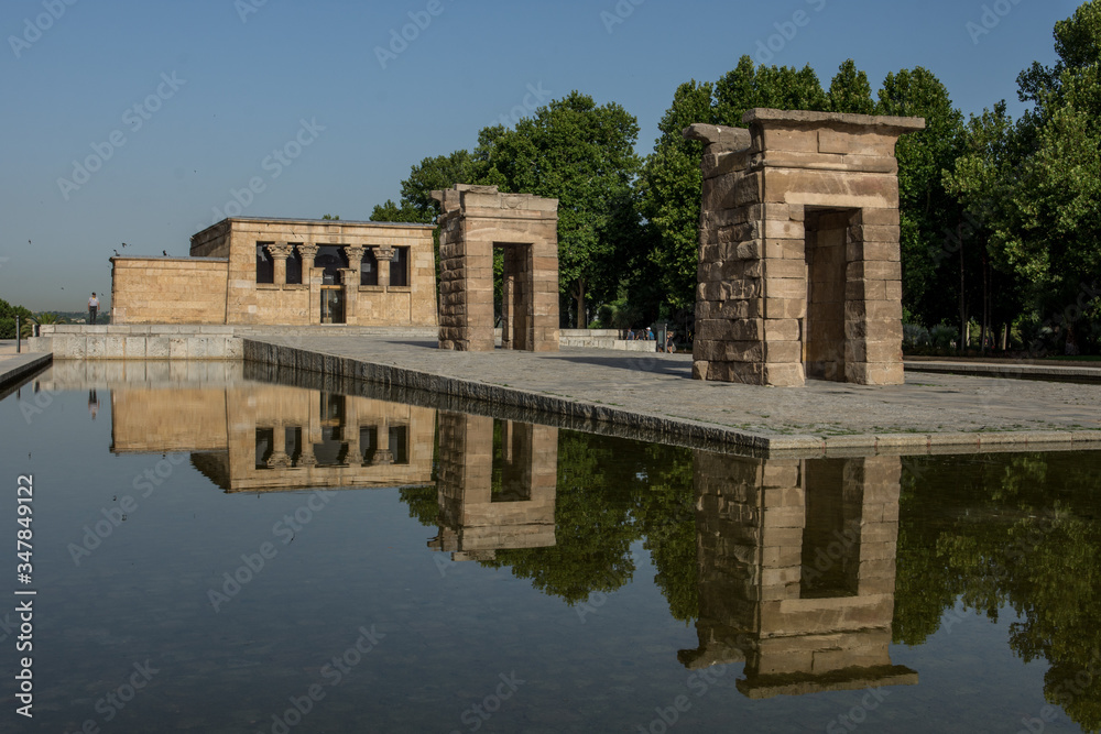 temple of debod ancient montana park plaza de espana madrid