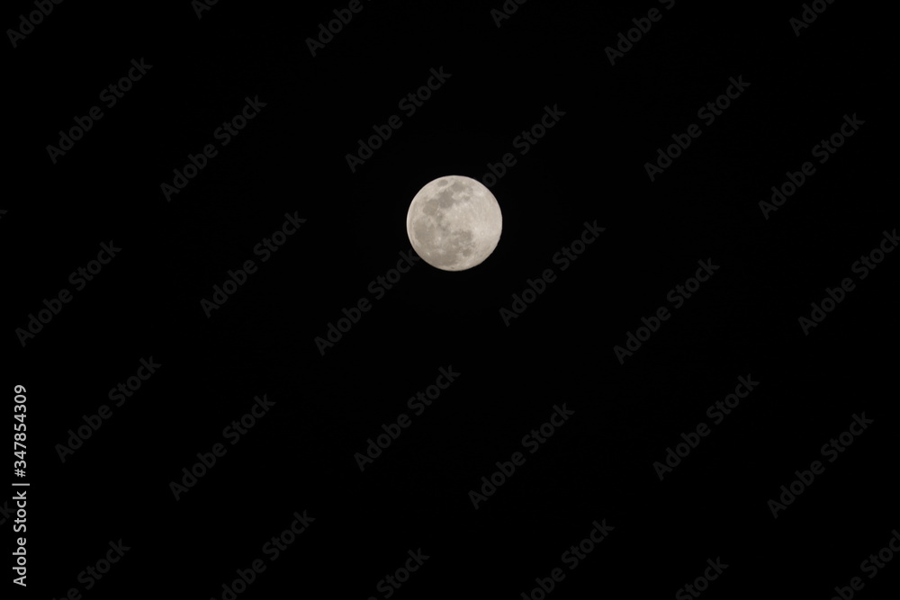 moon in the night sky