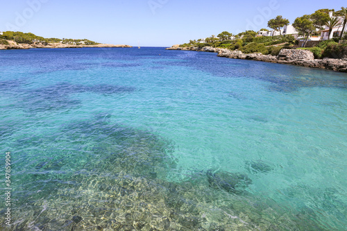 The island of Majorca  -On holiday trip east of the island - Cala d  r