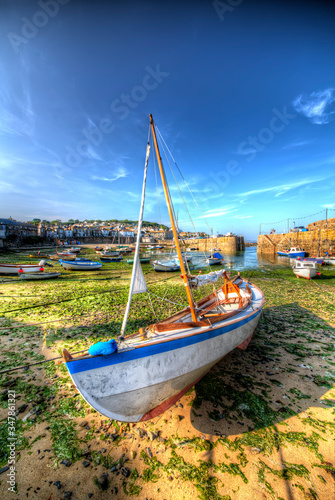 From the Fishing Port of Mousehole in Cornwall photo