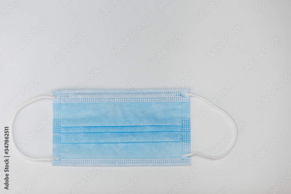 medical protective mask on a white background medical protective mask on a white background