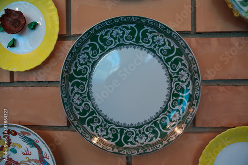 Фарфоровая тарелка,Porcelain plate,