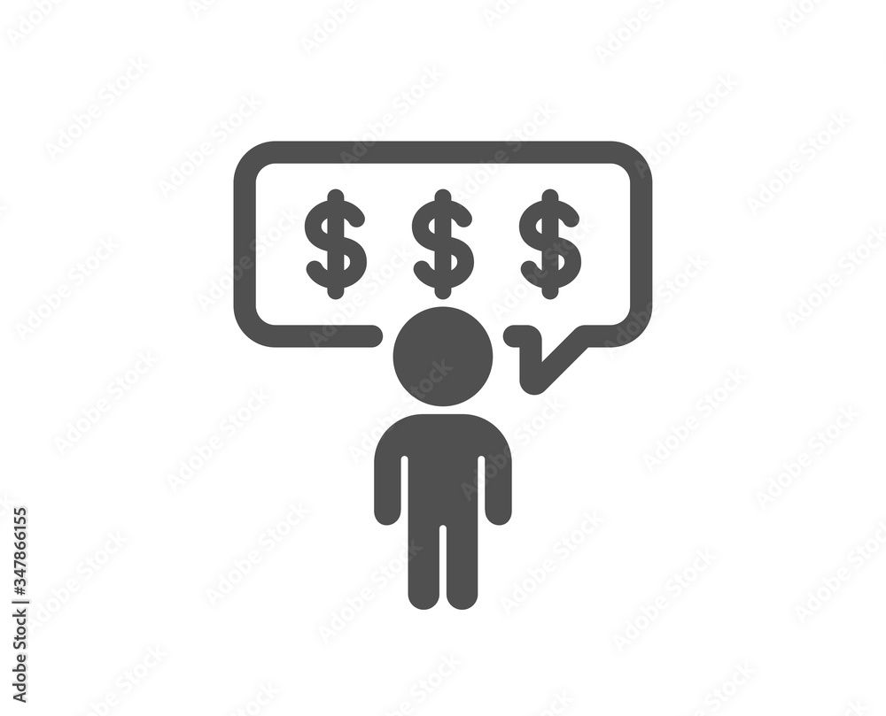 Employee benefits icon. Business salary sign. People savings symbol. Classic flat style. Quality design element. Simple employee benefits icon. Vector Employee benefits icon. Business salary sign. People savings symbol. Classic flat style. Quality design element. Simple employee benefits icon. Vector