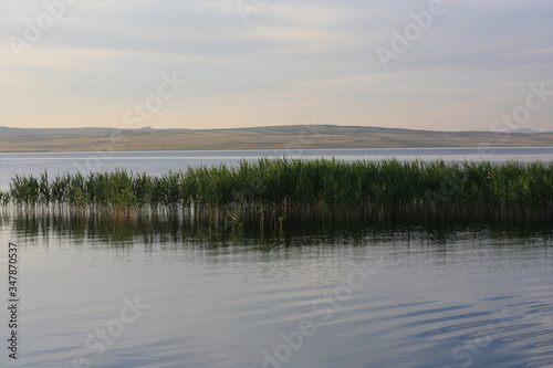 Lake view background  natural country