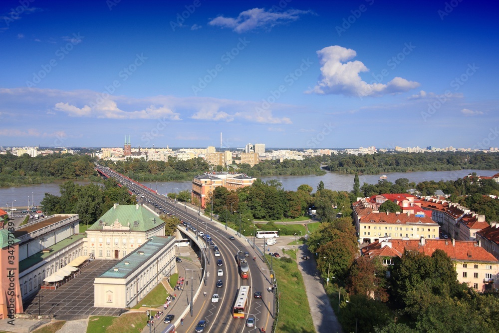 Fototapeta premium Warsaw Vistula River