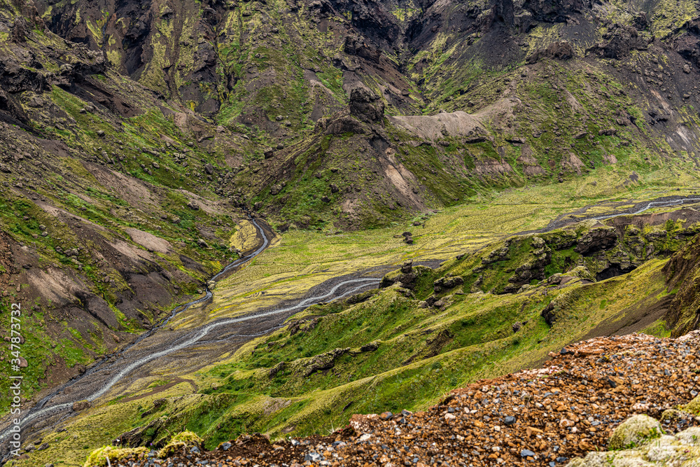 Stunning shot at Eyjafjallajokull area in Iceland