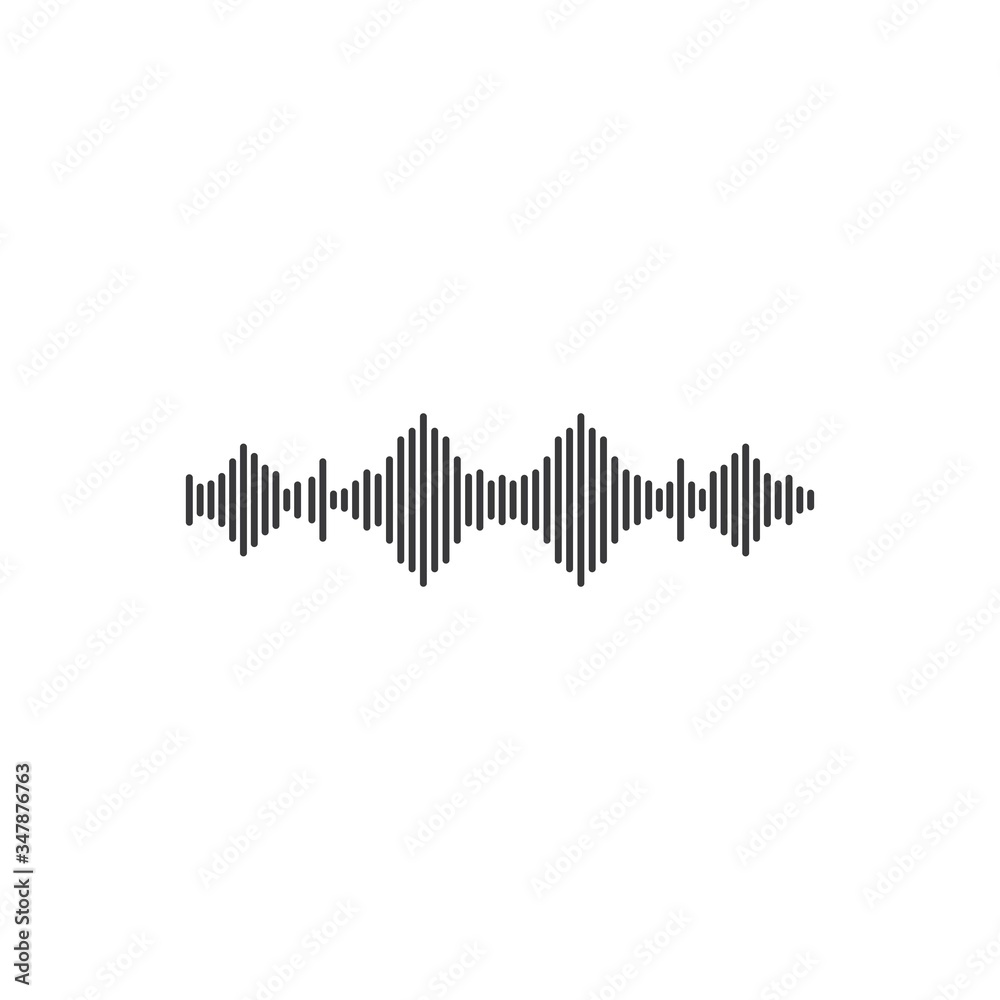 sound wave ilustration logo vector sound wave ilustration logo vector