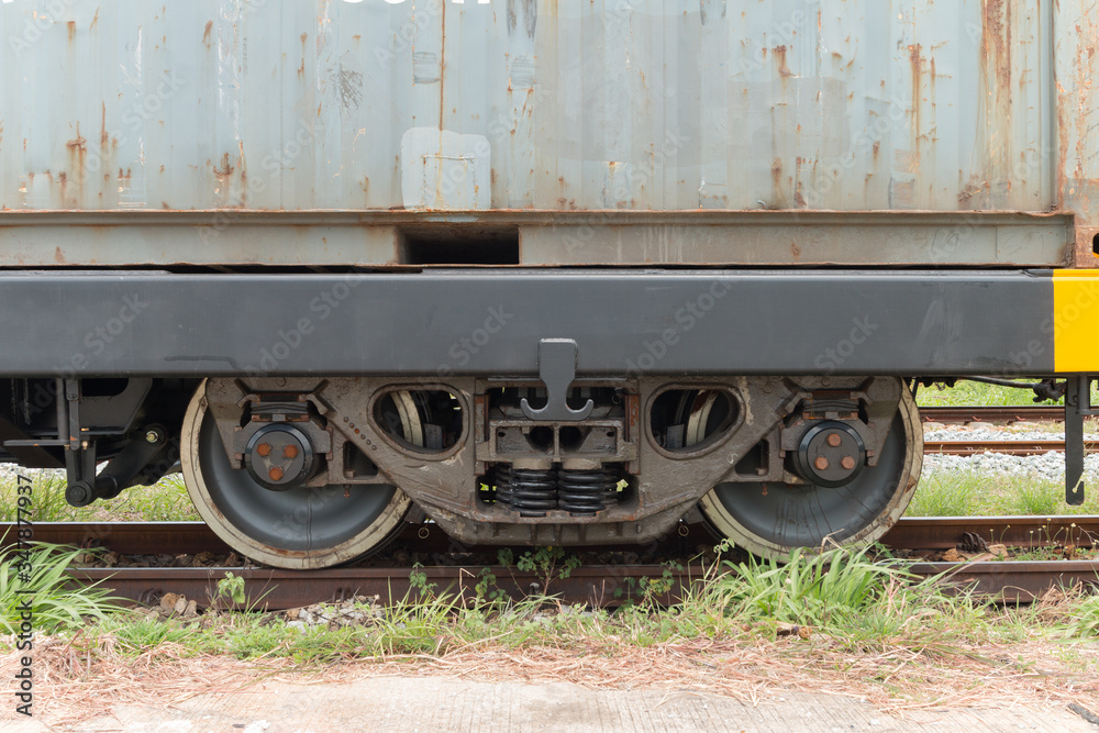 wheel of train