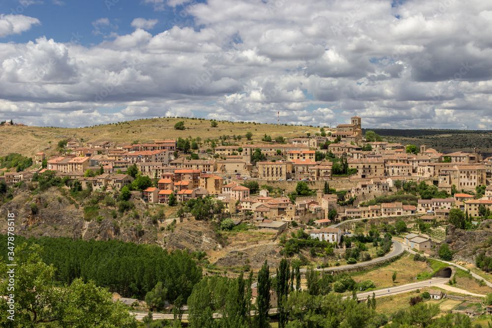 View of village Sepulveda (Spain)
