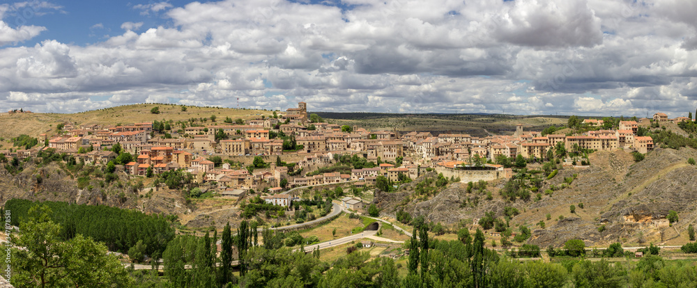 View of village Sepulveda (Spain)