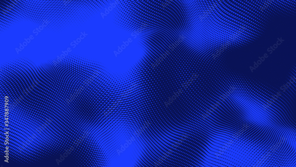 Dot blue wave light screen gradient texture background. Abstract technology big data digital background. 3d rendering. Dot blue wave light screen gradient texture background. Abstract technology big data digital background. 3d rendering.
