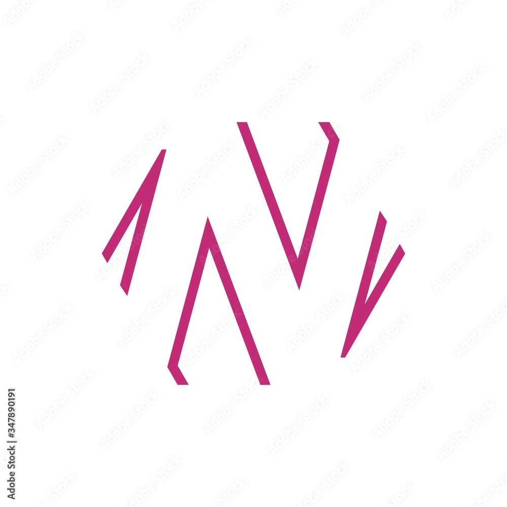 letter n logo letter n logo
