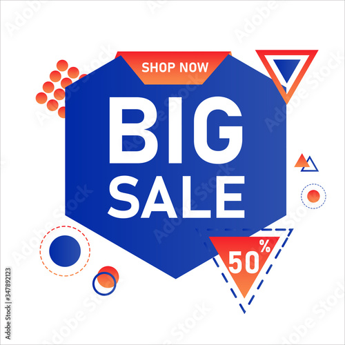 sale banner layout design template. ready use and editable vector banner design.