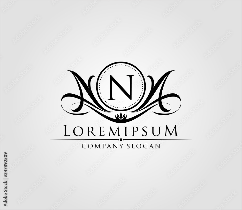Letter N Logo Design for business and company identity with luxury concept  19514641 Vector Art at Vecteezy