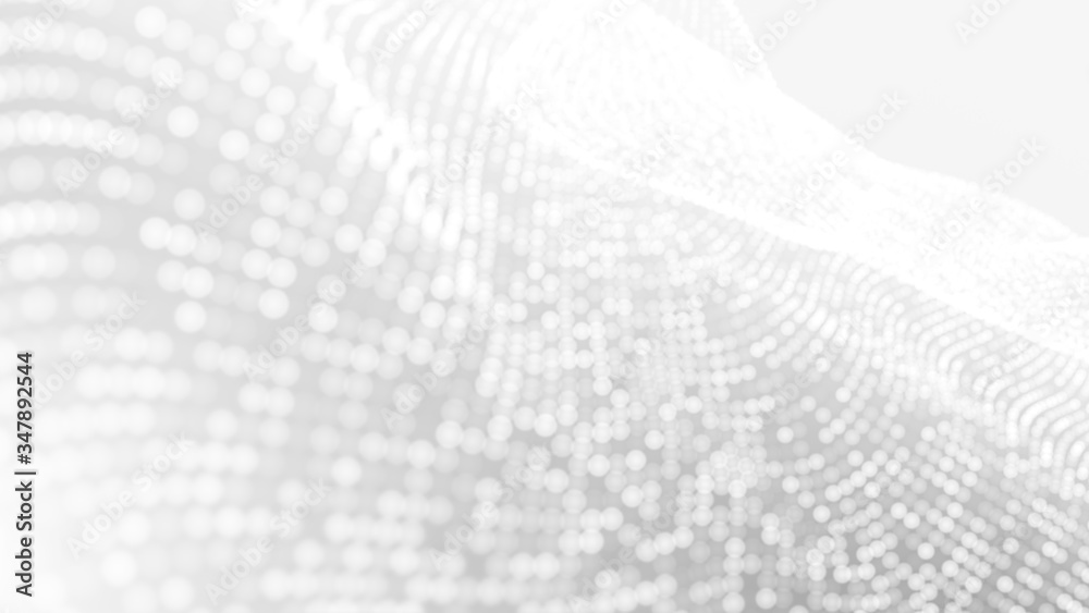 Dot white gray wave light technology texture background. Abstract big data digital concept. 3d rendering. Dot white gray wave light technology texture background. Abstract big data digital concept. 3d rendering.