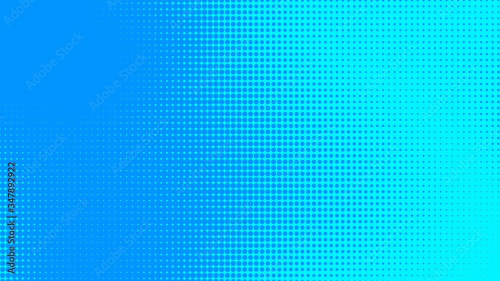 Dots halftone blue color pattern gradient texture with technology digital background. Dots pop art comics with summer background. Dots halftone blue color pattern gradient texture with technology digital background. Dots pop art comics with summer background.