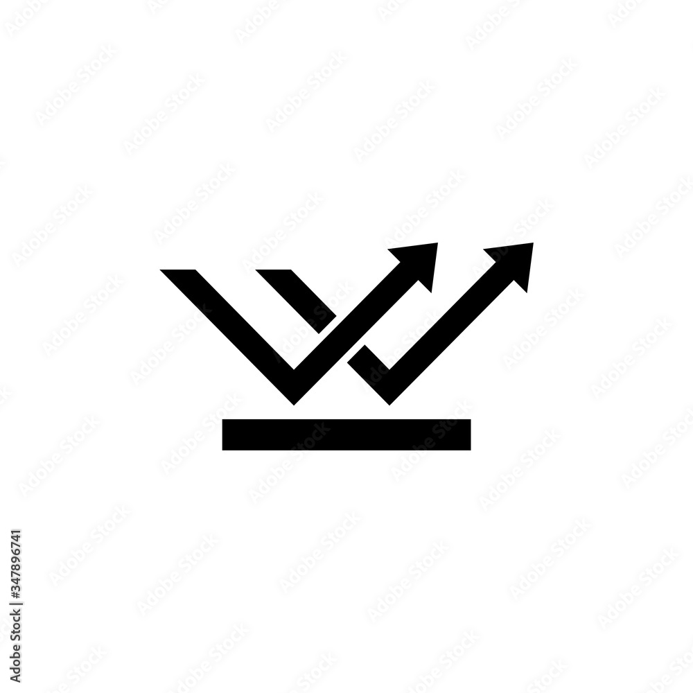 Waterproof, Hydrophobic Surface Flat Vector Icon Waterproof, Hydrophobic Surface Flat Vector Icon