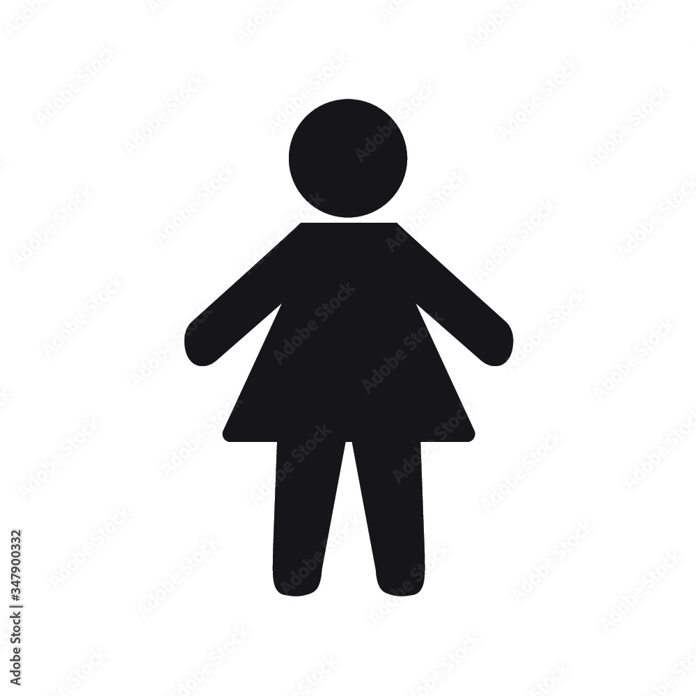 User woman icon profile flat design illustration User woman icon profile flat design illustration