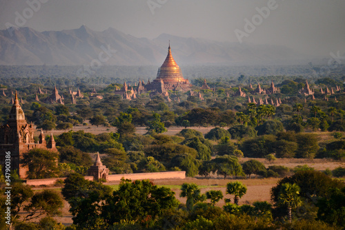 Thousand-year-old temples in Bagan  the area that eventually became Myanmar