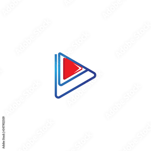 Play Logo Template vector icon Free Download Play Logo Template vector icon - GFXLoad