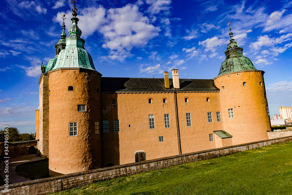 Kalmar, Sweden  The grounds of the Kalmar Castle.